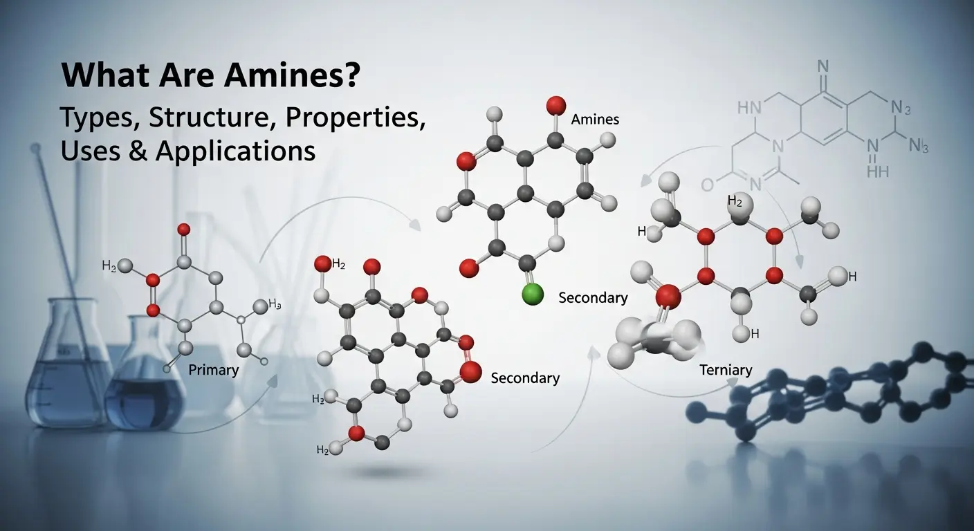 Amines: Definition, Structure, Types, Properties, Uses, Production, and Market