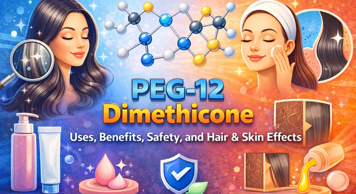 PEG-12 Dimethicone: Uses, Benefits, Safety, and Hair & Skin Effects